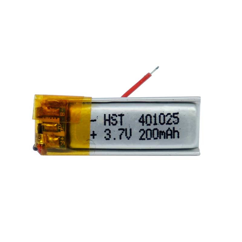 باتری لیتیوم 200mAh 28*11*3mm 401025