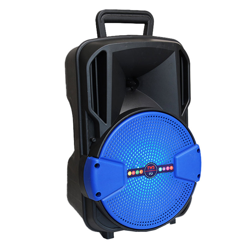اسپیکر چمدانی بلوتوثی رم و فلش خور ALP-801 + میکروفون و ریموت کنترل