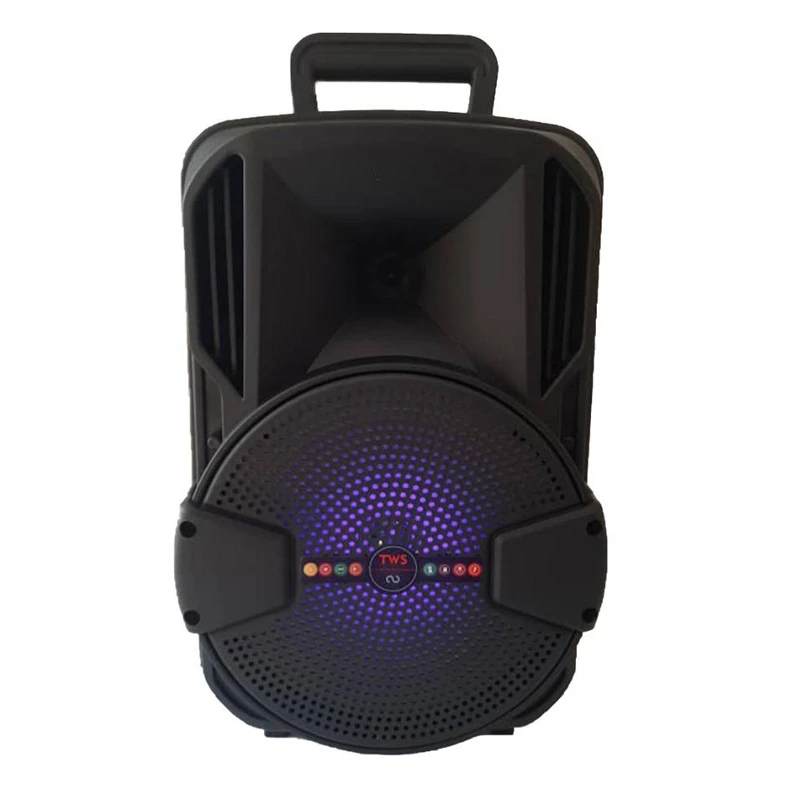 اسپیکر چمدانی بلوتوثی رم و فلش خور ALP-801 + میکروفون و ریموت کنترل