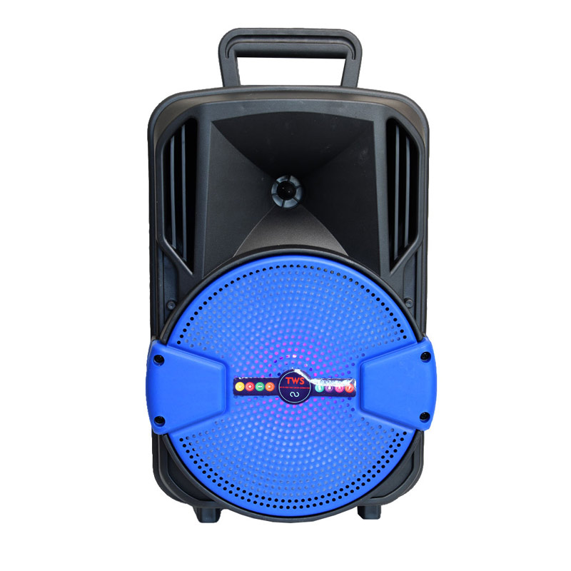 اسپیکر چمدانی بلوتوثی رم و فلش خور ALP-801 + میکروفون و ریموت کنترل