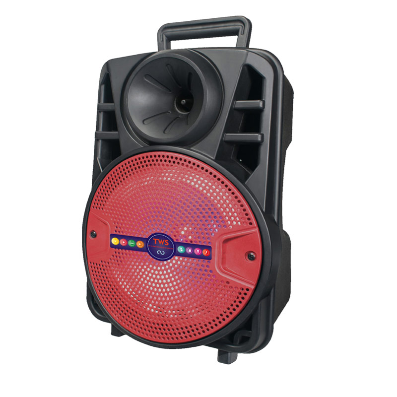اسپیکر چمدانی بلوتوثی رم و فلش خور ALP-803 + میکروفن و ریموت کنترل
