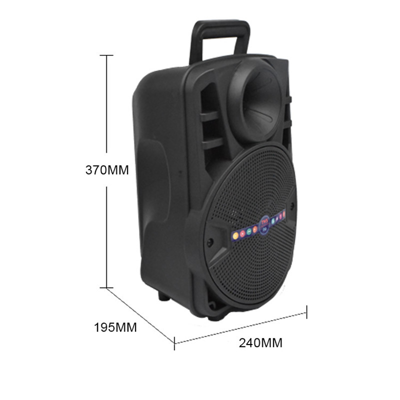 اسپیکر چمدانی بلوتوثی رم و فلش خور ALP-803 + میکروفن و ریموت کنترل