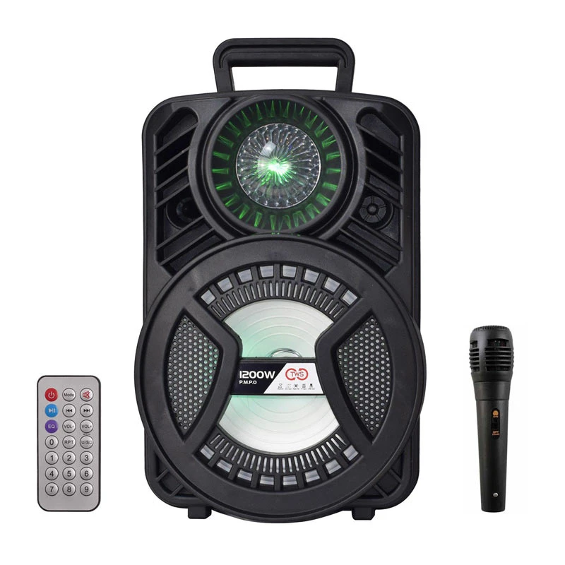 اسپیکر چمدانی بلوتوثی رم و فلش خور ALP-805 + میکروفون و ریموت کنترل