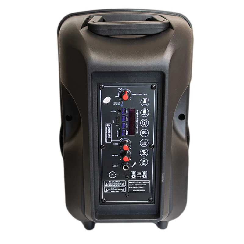 اسپیکر چمدانی بلوتوثی رم و فلش خور ALP-806 + میکروفون و ریموت کنترل