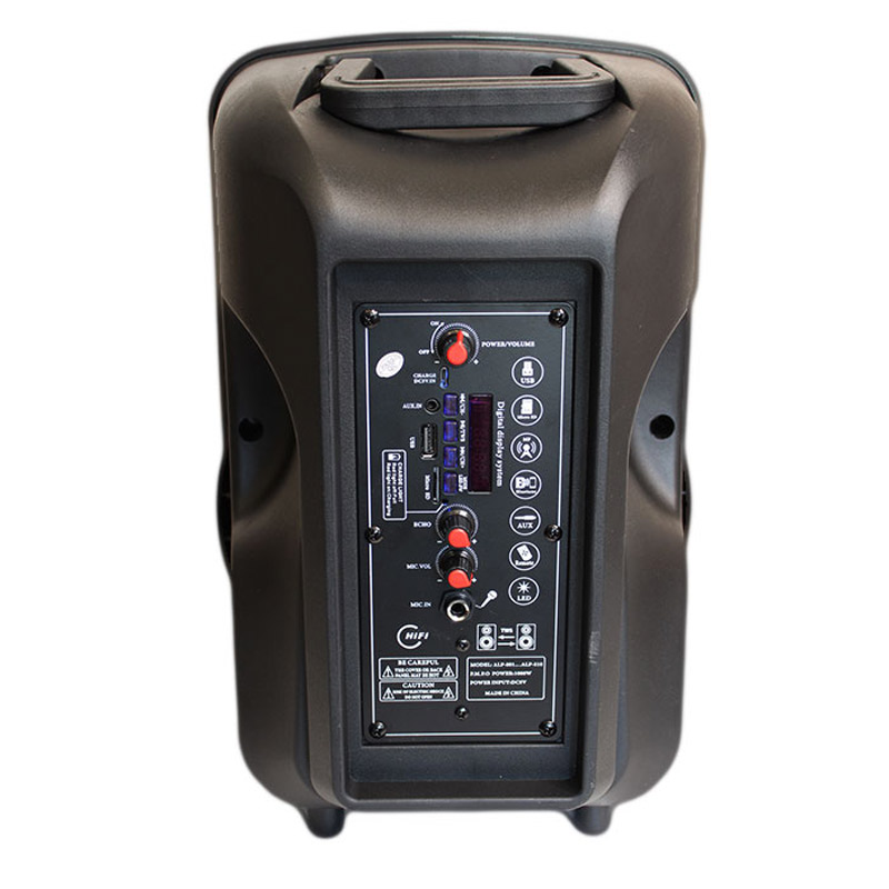 اسپیکر چمدانی بلوتوثی رم و فلش خور ALP-806 + میکروفون و ریموت کنترل