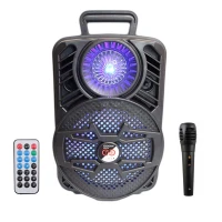 اسپیکر چمدانی بلوتوثی رم و فلش خور ALP-806 + میکروفون و ریموت کنترل