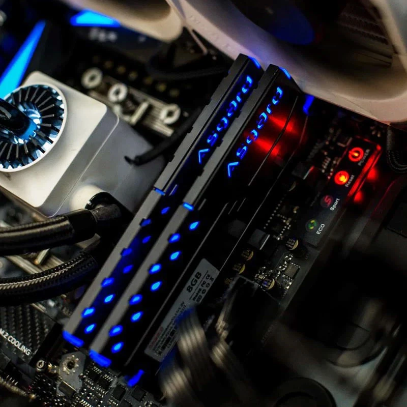 رم کامپیوتر ASGARD SHADOW HUNTER J1 RGB DDR4 16GB 3200MHz CL16 Dual