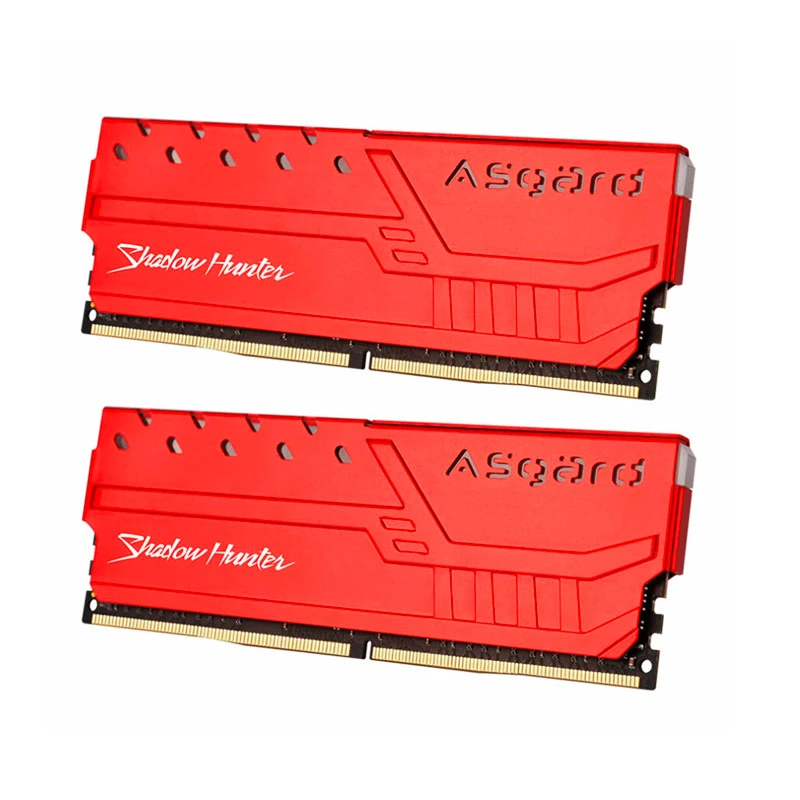 رم کامپیوتر ASGARD SHADOW HUNTER J1 RGB DDR4 16GB 3200MHz CL16 Dual