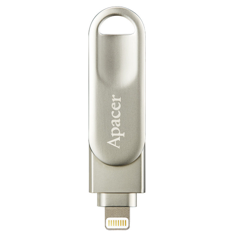 فلش 64 گیگ اپیسر Apacer AH790 OTG Lightning USB3.1