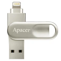 فلش 64 گیگ اپیسر Apacer AH790 OTG Lightning USB3.1
