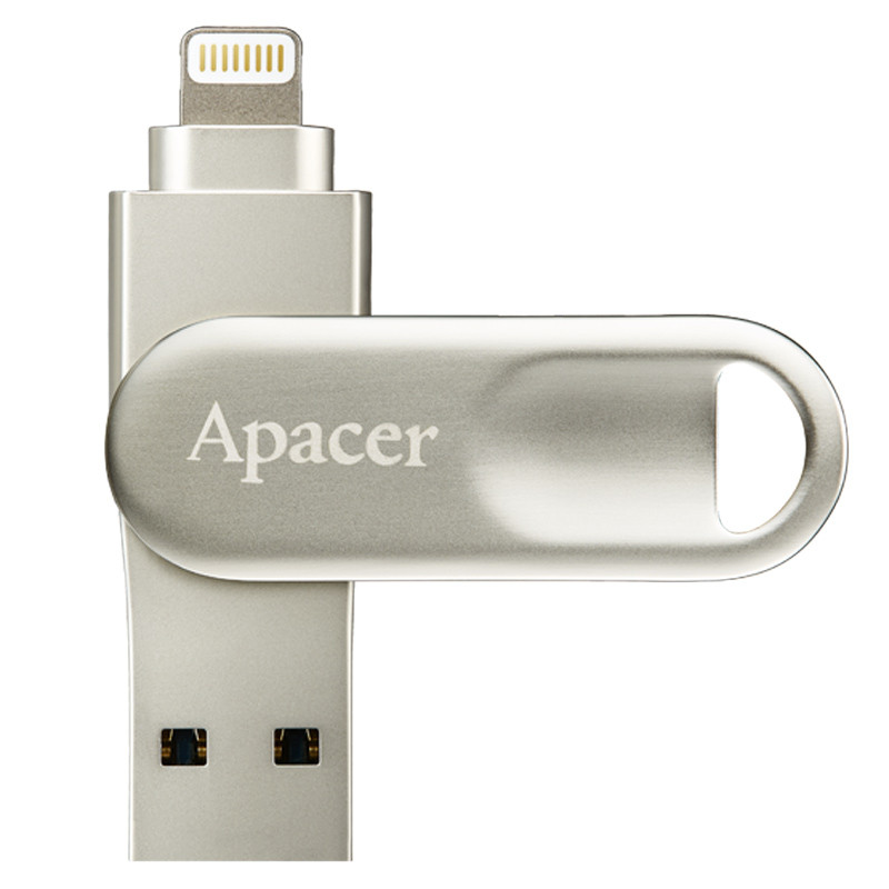 فلش 64 گیگ اپیسر Apacer AH790 OTG Lightning USB3.1