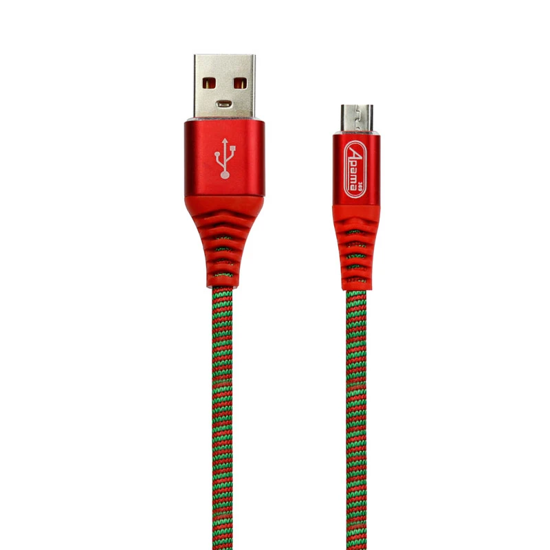 کابل میکرو یو اس بی فست شارژ Apama A-4 2.4A 1m