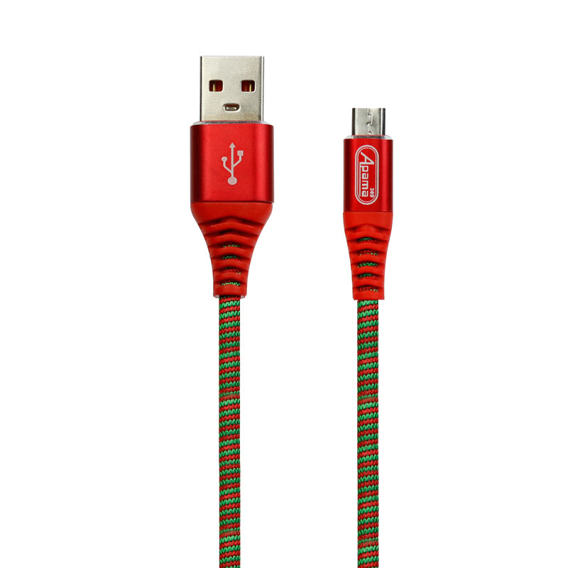 کابل میکرو یو اس بی فست شارژ Apama A-4 2.4A 1m