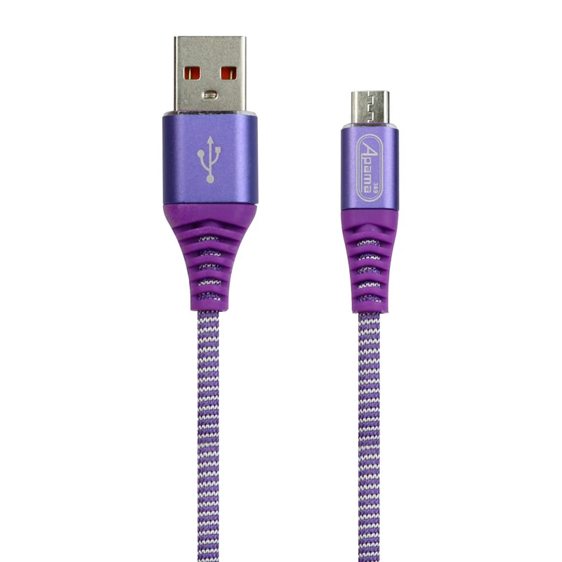 کابل میکرو یو اس بی فست شارژ Apama A-4 2.4A 1m