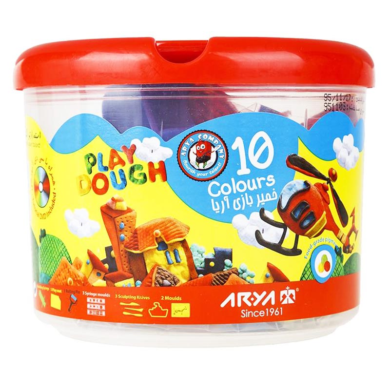 خمیربازی آریا Arya 001 بسته 10 عددی