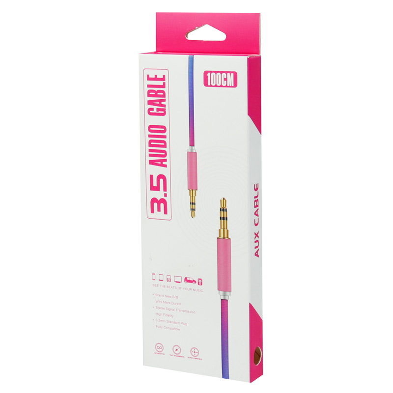 کابل Audio Cable AUX 1m رنگی
