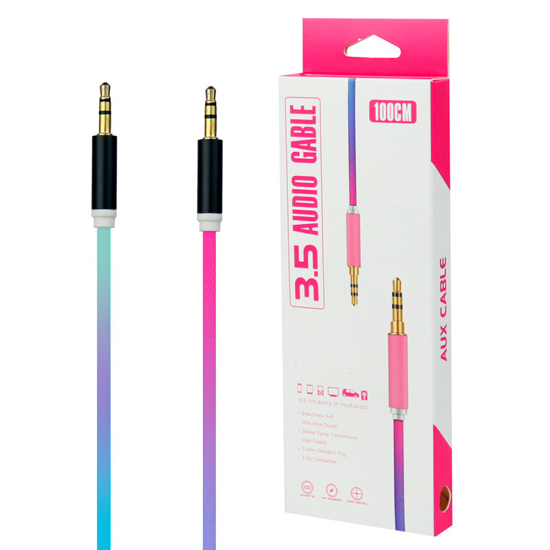 کابل Audio Cable AUX 1m رنگی