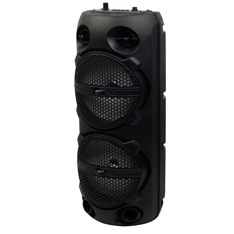 اسپیکر چمدانی بلوتوثی رم و فلش خور BDT BD-6678 + میکروفون و ریموت کنترل