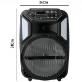 اسپیکر چمدانی بلوتوثی رم و فلش خور BDT BD-8009