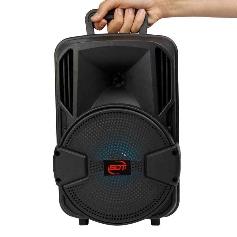 اسپیکر چمدانی بلوتوثی رم و فلش خور BDT BD-8019 + میکروفن و ریموت کنترل