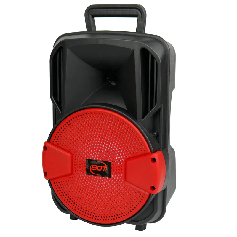 اسپیکر چمدانی بلوتوثی رم و فلش خور BDT BD-8019 + میکروفن و ریموت کنترل