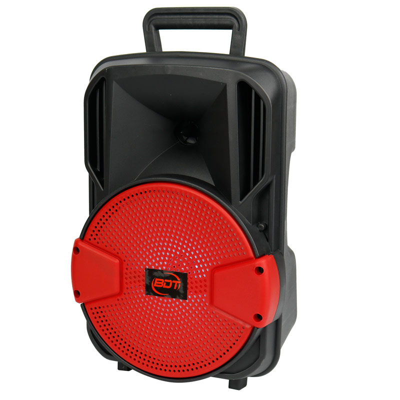 اسپیکر چمدانی بلوتوثی رم و فلش خور BDT BD-8019 + میکروفن و ریموت کنترل