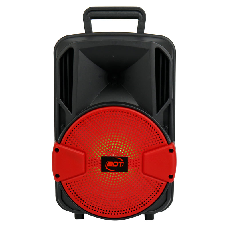 اسپیکر چمدانی بلوتوثی رم و فلش خور BDT BD-8019 + میکروفن و ریموت کنترل