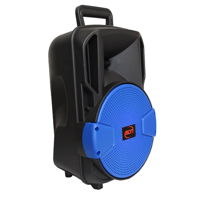اسپیکر چمدانی بلوتوثی رم و فلش خور BDT BD-8019 + میکروفن و ریموت کنترل