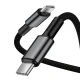 کابل تبدیل فست شارژ Baseus CATGD Type-C To Type-C 5A 100W 1m