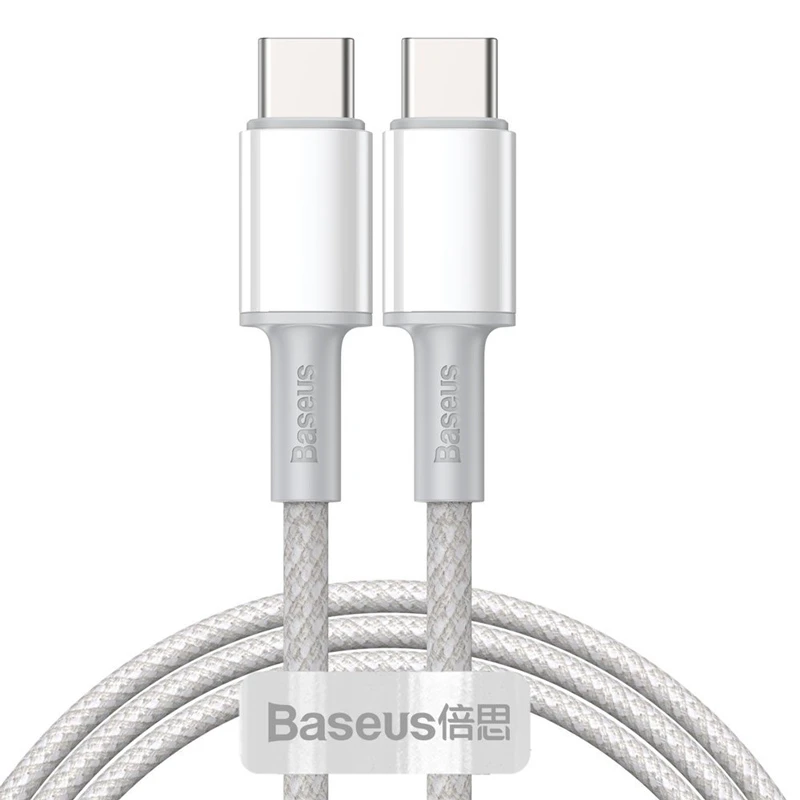 کابل تبدیل فست شارژ Baseus CATGD Type-C To Type-C 5A 100W 1m