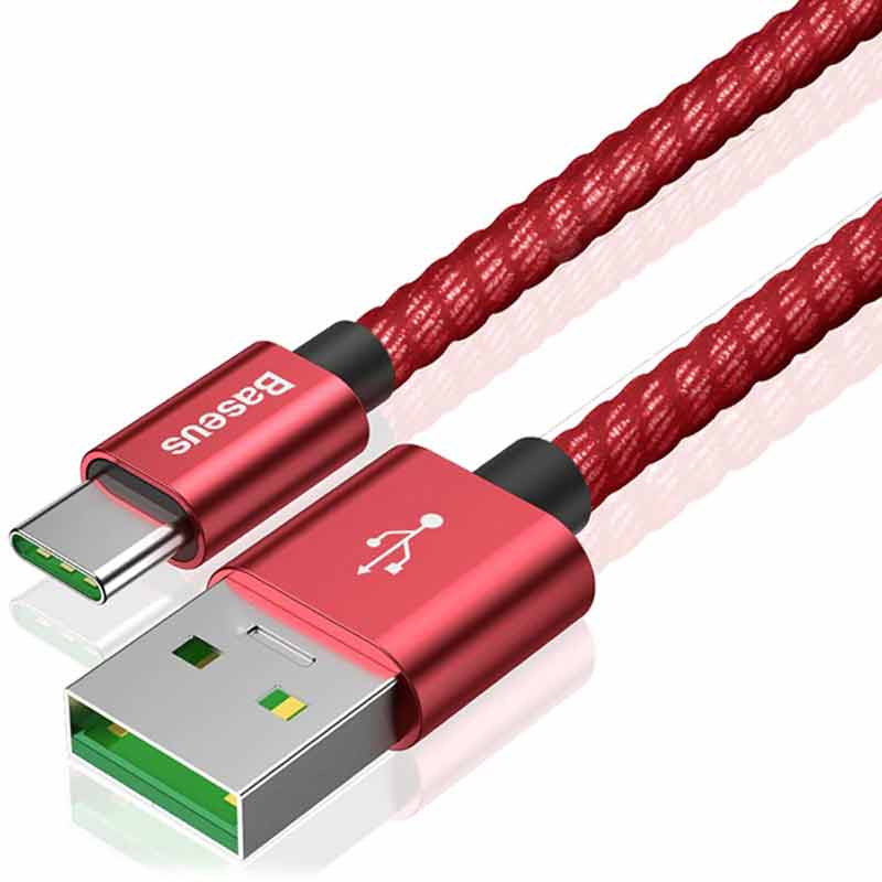 کابل فست شارژ Baseus CATKC-A 5A Type-C 1m