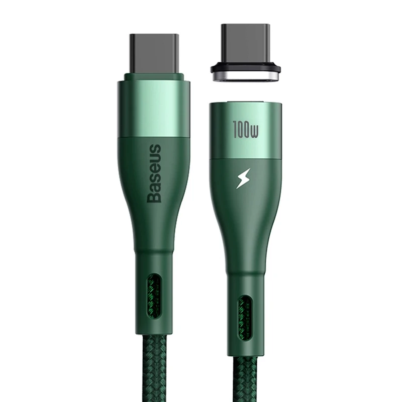 کابل تبدیل مگنتی فست شارژ Baseus CATXC-Q Type-C to Type-C 3A 1.5m