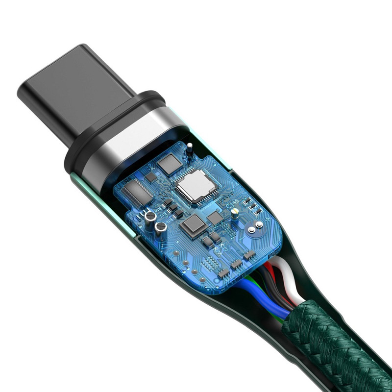 کابل تبدیل مگنتی فست شارژ Baseus CATXC-Q Type-C to Type-C 3A 1.5m