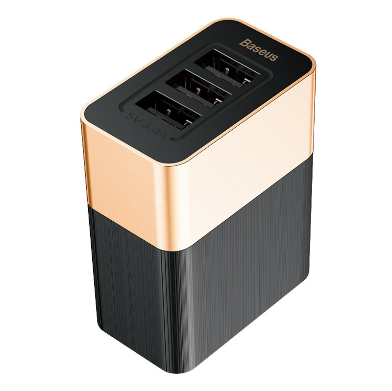 کلگی فست شارژ 3 پورت Baseus CCALL-JEV1 3.4A QC3