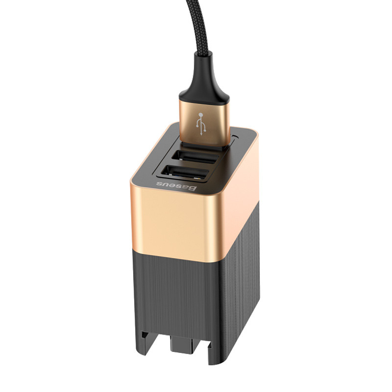کلگی فست شارژ 3 پورت Baseus CCALL-JEV1 3.4A QC3