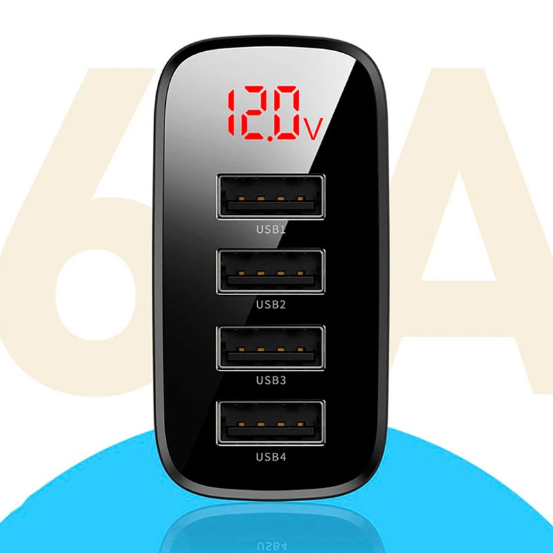 کلگی فست شارژ 4 پورت Baseus CCJMHB-B 6A 30W