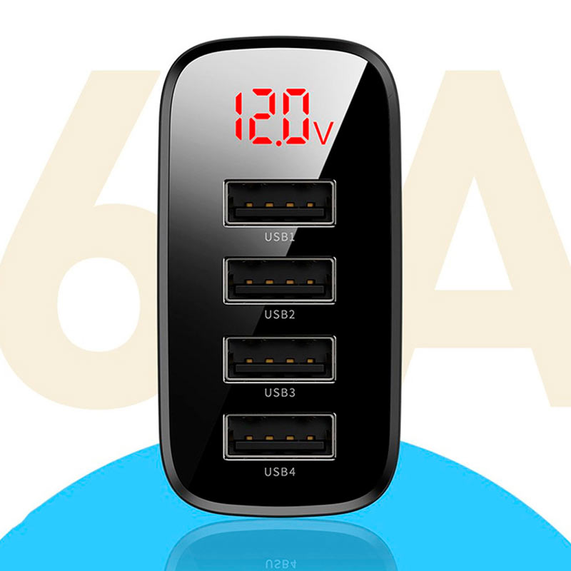 کلگی فست شارژ 4 پورت Baseus CCJMHB-B 6A 30W