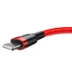 کابل کنفی آیفونی Baseus Cafule CALKLF-C 2A 1m