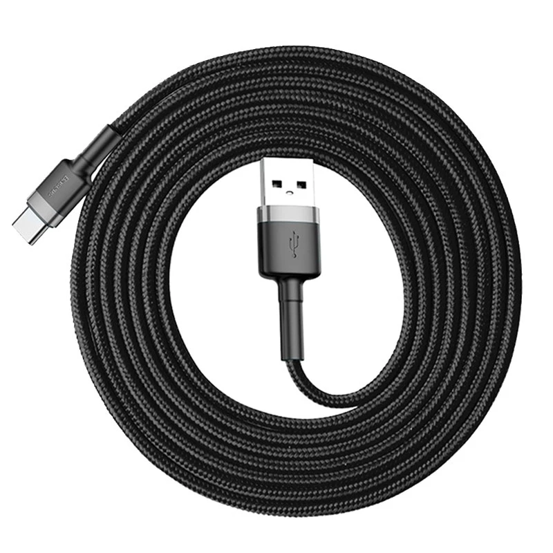 کابل تایپ سی فست شارژ Baseus Cafule CATKLF-C QC3 2A 2m