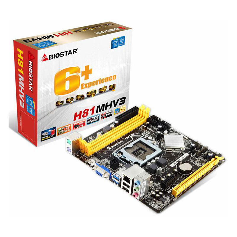 مادربرد بایوستار H81MHV3 DDR3