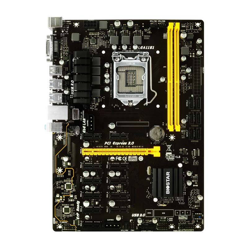 مادربرد بایوستار TB250-BTC Pro DDR4