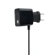 شارژر دیواری سیم وصل 12 وات بلک بری Blackberry 2.4A سرجعبه + تبدیل 2 به 2