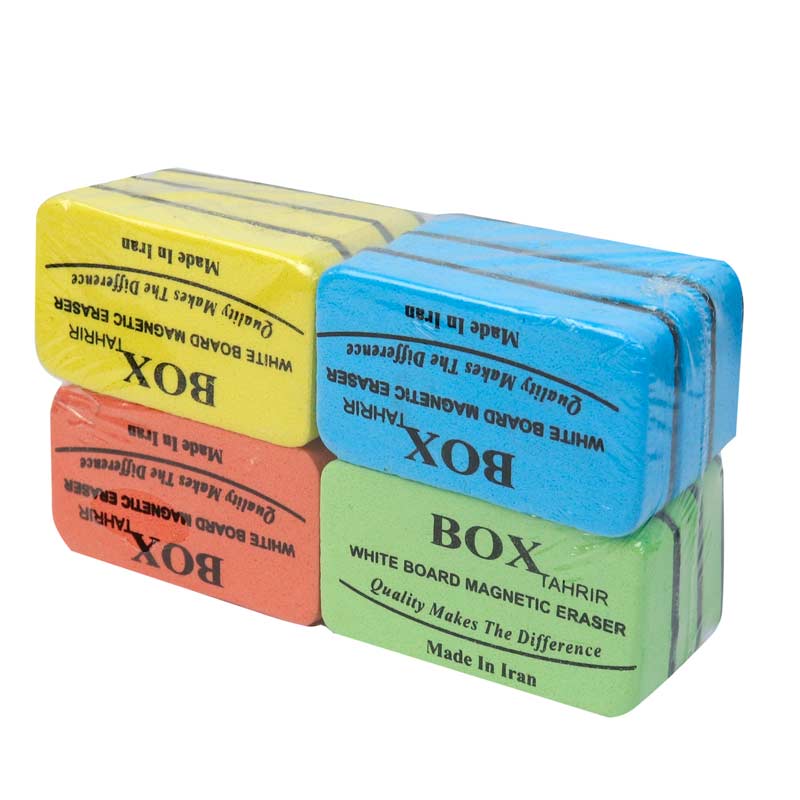 تخته پاک کن مغناطیسی Box Tahrir شرینک بسته 12 عددی
