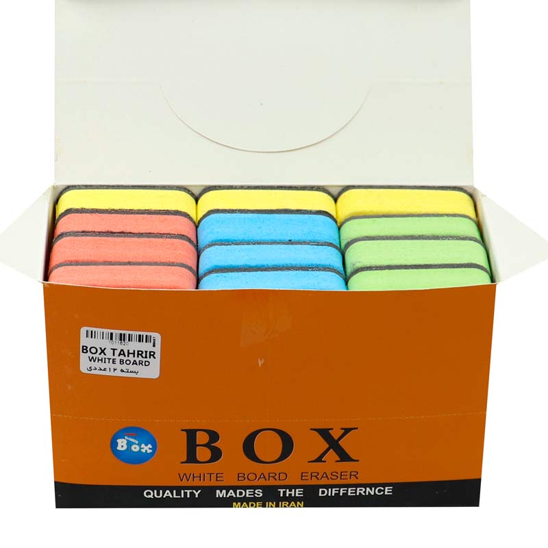 تخته پاک کن مغناطیسی Box Tahrir بسته 12 عددی