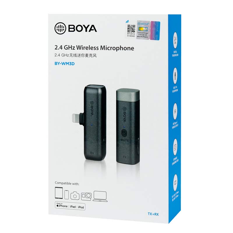 میکروفون بی سیم بویا مدل Boya BY-WM3D