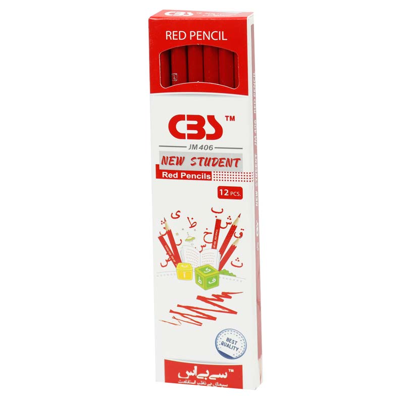 مداد قرمز سی بی اس CBS JM 406 بسته 12 عددی