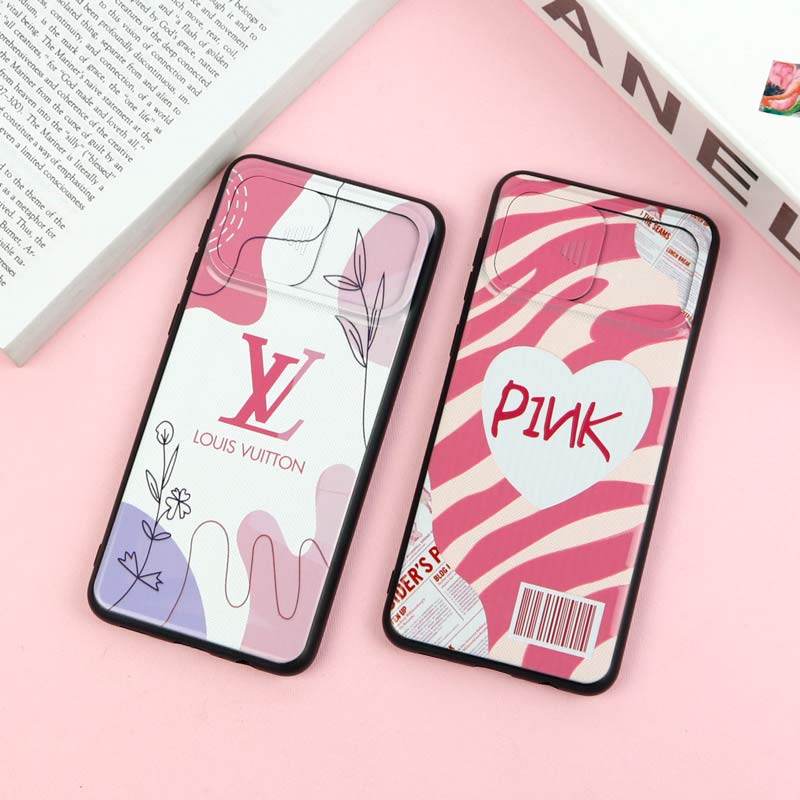 قاب طرحدار محافظ لنز دار کشویی Pink سامسونگ A02 / M02