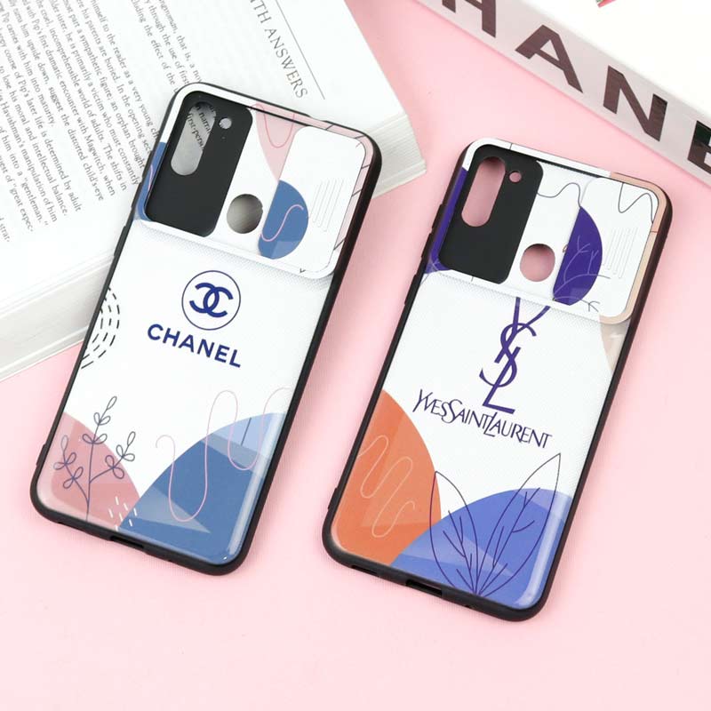 قاب طرحدار محافظ لنز دار کشویی Pink سامسونگ A11