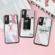 قاب طرحدار محافظ لنز دار کشویی Pink سامسونگ A11