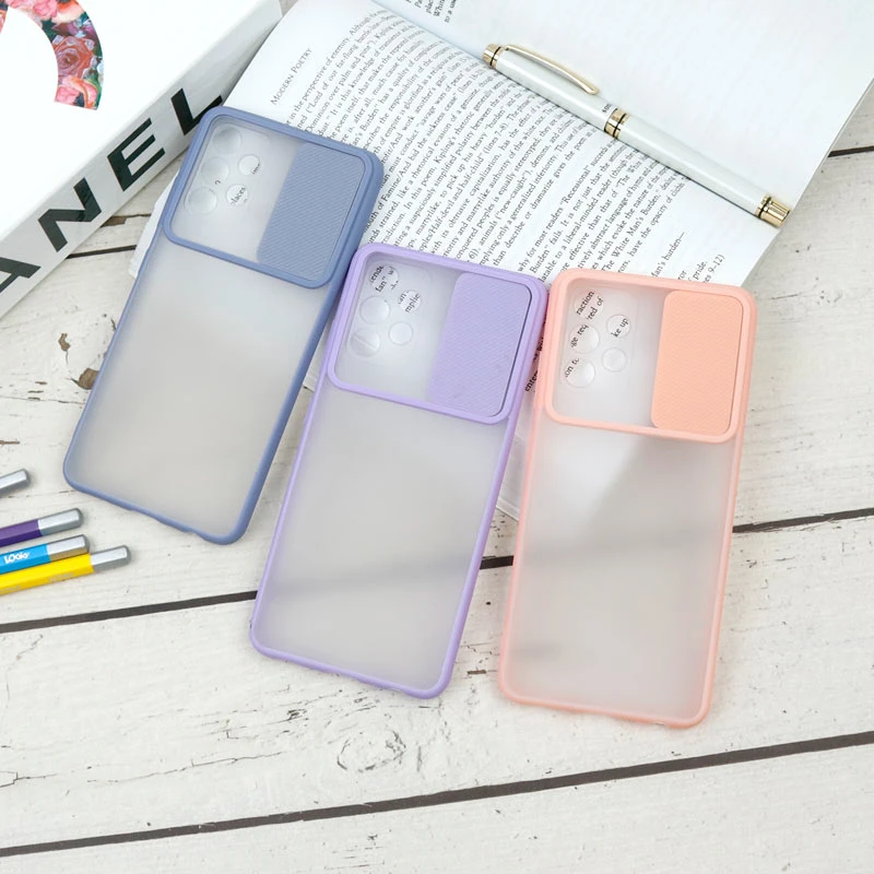 قاب PC مات محافظ لنز دار کشویی Samsung A32 4G